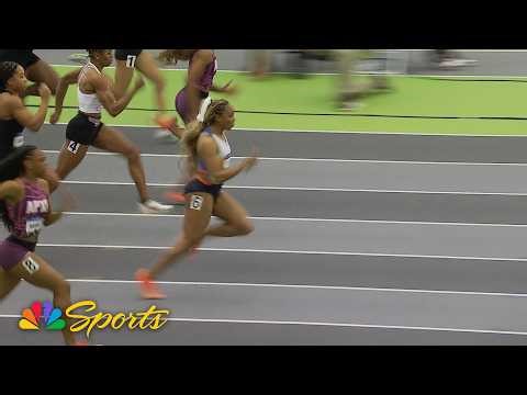 Jacious Sears storms her way to women's 60m win at USATF Indoor Championship | NBC Sports