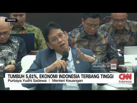 Tumbuh 5,61%, Ekonomi Indonesia Terbang Tinggi