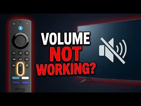 Amazon Firestick Volume Button Not Working (Fix It Fast)