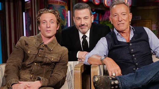 Bruce Springsteen visits Jimmy Kimmel, talks 'the America worth fighting for'