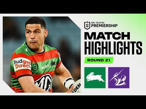 NRL 2026 | Rabbitohs v Storm | Match Highlights | Round 21