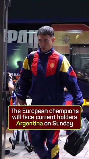 🇪🇸 Spain have arrived in New Jersey ahead of the #WorldCup2026 final! #WorldCup #beINWC26