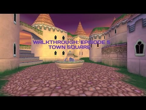 Spyro The Dragon (PS1) Walkthrough Episode 5: Town Square 