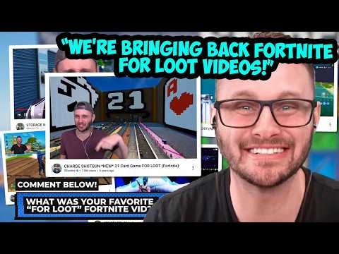 SSundee BRINGS BACK His OLD Fortnite FOR LOOT VIDEOS!