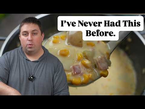 Ive NEVER Made Corn Chowder Before But It Was So Easy.... Now You Have To Make It!