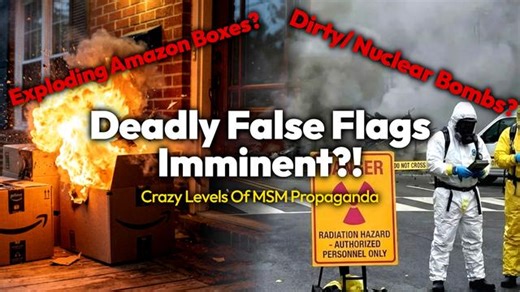 INCOMING: MSM Preps Americans For City Attacks, Amazon Mail Bombs, Dirty Bombs + Fallout Lockdowns
