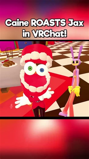 Caine ROASTS Jax in VRChat! #theamazingdigitalcircus #vrchat #shorts