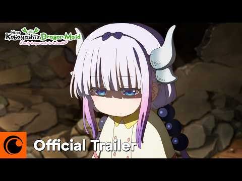 Miss Kobayashi's Dragon Maid: A lonely dragon wants to be loved | Official Trailer | Crunchyroll
