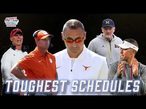 Who REALLY has the HARDEST schedules in college football?! | Always College Football