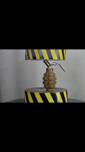 Hydraulic press vs. hand grenade💥😳 | EXTREME DESTRUCTION! #trending #shorts #viral #hydraulicpress