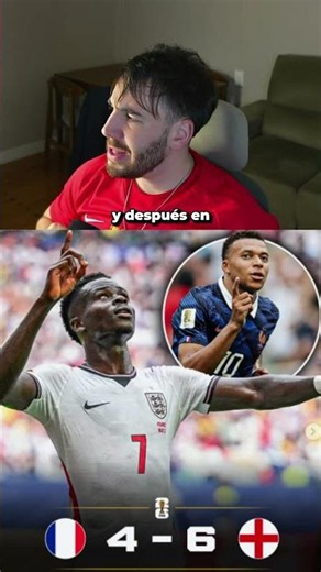 ¡EL MEJOR PARTIDO DEL MUNDIAL! Inglaterra 6-4 Francia 🤯