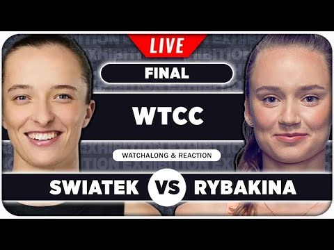 SWIATEK vs RYBAKINA • World Tennis Continental Cup 2025 • LIVE Tennis Watchalong