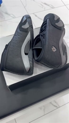 air jordan 14 black pack. #shorts #shortvideo #viral #fyp #trending #fashion #sneakers #ostrich #mj