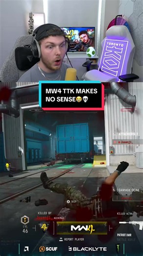 MW4 TTK MAKES NO SENSE😭😭 #cod #mw4 #callofduty #modernwarfare4 #gaming