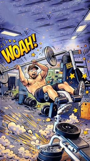 This Step Went VERY Wrong 😳 #gymfail #fail #gymfails #workoutfail #balancefail #funnyfails #shorts