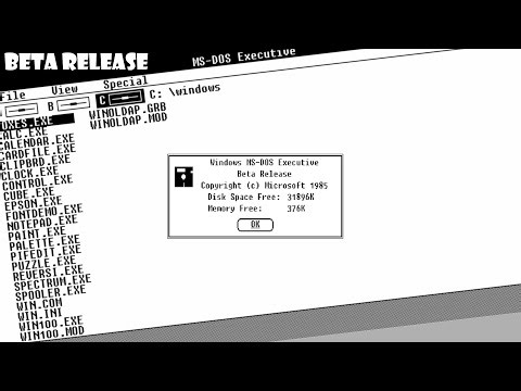 Windows 1.0 Beta Release - Windows 1.0 builds (PR) | Thewindowsfanapage
