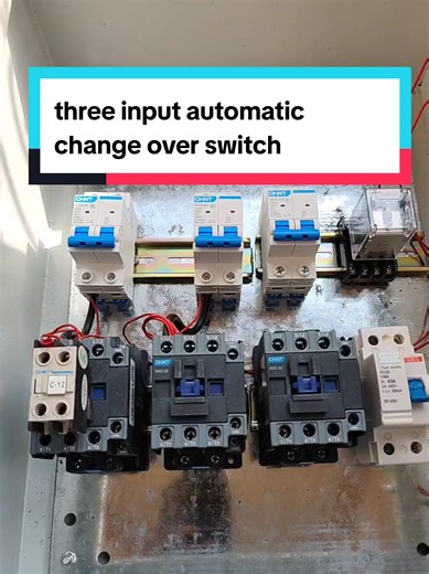 Three Input Automatic Changeover Switch Setup