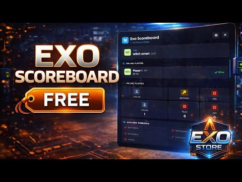 🔥 FREE FiveM Scoreboard Script | EXO Scoreboard