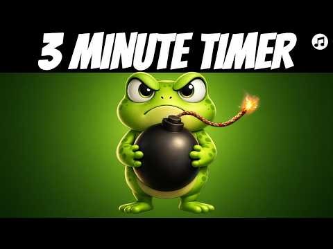 3 Minute Timer – Frog Escape Bomb 💣