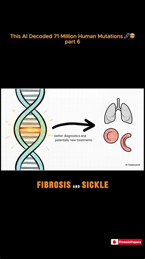 This AI Decoded 71 Million Human Mutations 🧬🤯 #aimodels #5minutepapers #deeplearning #datascience