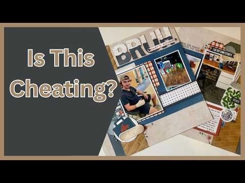 I Didn’t Get the Photo… So I Made One – Stampin’ Up! Scrapbook Layout