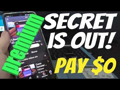 How to get YouTube premium free | Pay $0 The secret is out!