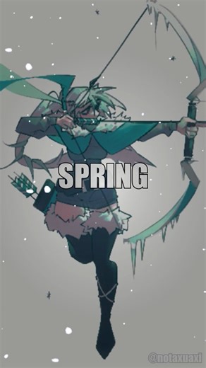 axuaxi on Instagram: "Wynncraft OC No.1 - Spring 🧊❄️ #digitalart #oc #ocart #ocdesign #animeart"