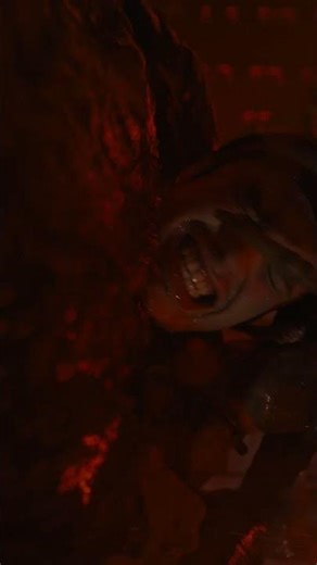 Alien: Romulus (2024), A facehugger suddenly bursts from the water and attacks Bjorn. #horror