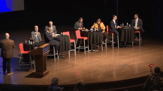 Seven hopefuls face off in Towson forum as primary nears, economy and power in play