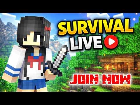 JOIN NOW 🤘 | PUBLIC SMP 24/7 | JAVA + BEDROCK | FREE JOIN 🔥 #minecraft #smp