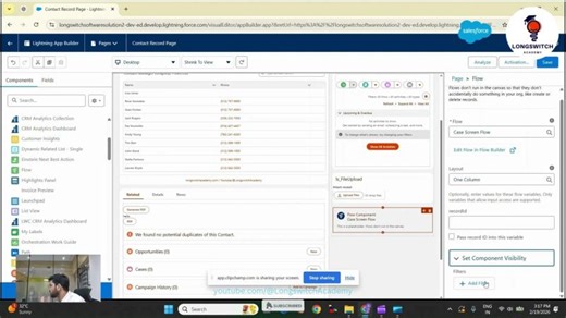 Add Screen Flow to Salesforce Lightning Record Page Tutorial | Shubham Prajapati posted on the topic | LinkedIn