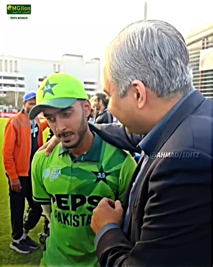 Sameer Misha with Chairman PCB