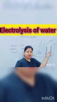 Electrolysis of water|Class 9th science chapter 1|Hydrogen and Oxygen Experiment|NCERT