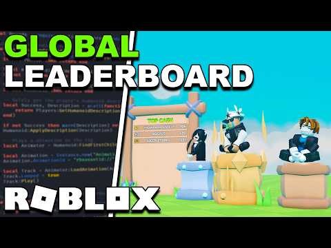 How To Make GOBAL LEADERBOARDS - Roblox Studio 2026
