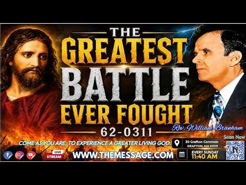 "THE GREATEST BATTLE EVER FOUGHT" | SUNDAY TAPE & WORSHIP SERVICE | (10/4/2026)