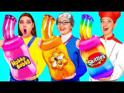 Me vs Grandma Cooking Challenge | Fantastic Food Hacks by Fun Fun Challenge