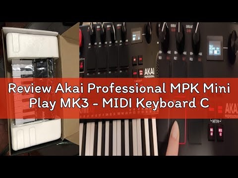 Review Akai Professional MPK Mini Play MK3 - MIDI Keyboard Controller with Built-in Speaker and Soun