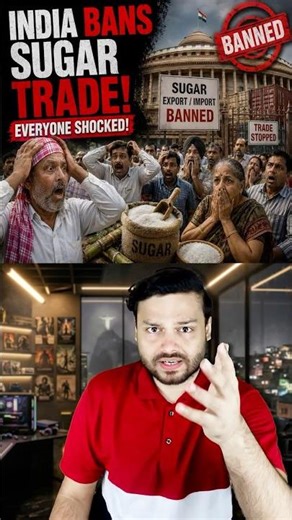 Today, Sugar Became A National Emergency in India - BAN ON EXPORTS Live! #shorts