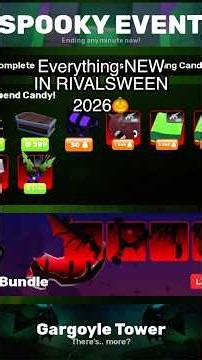 Everything New in The RIVALSWEEN 2026🎃#roblox #rivals