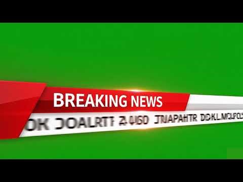 FREE No Copyright Green Screen Breaking News Template 📰 | Loop Animation | 4K Overlay