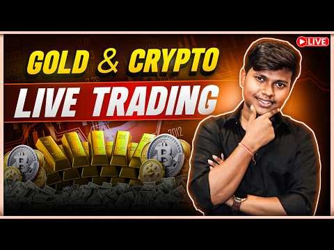 Gold And Crypto Live Trading | Day - 15 | Financial Trader