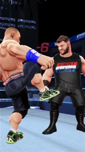 🔥 John Cena 🆚 Kevin Owens 😱 | WWE Mayhem Gameplay 💥 SmackDown Showdown! #Shorts