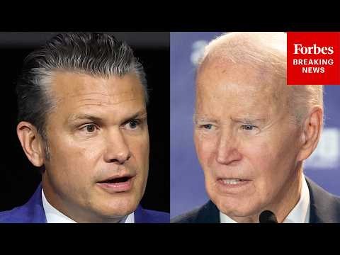 'They Took A Nap': Pete Hegseth Slams Biden Administration's Handling Of The Military