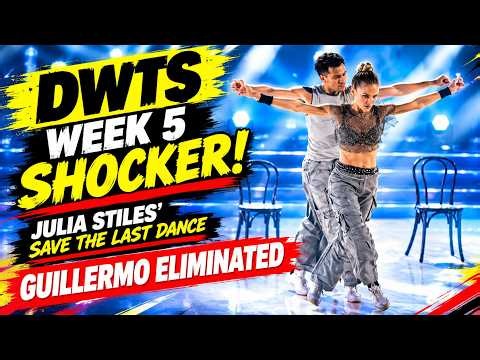 DWTS Week 5 SHOCKER! Julia Stiles Recreates Save the Last Dance & Guillermo Rodriguez Is Eliminated!