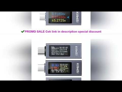 Type-C Multi-function Digital Display DC Voltage Ammeter Power Meter DC 4-30V 12A Voltmeter Ammeter