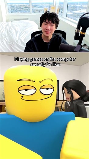 Secretly gaming be like... 🤫🎮