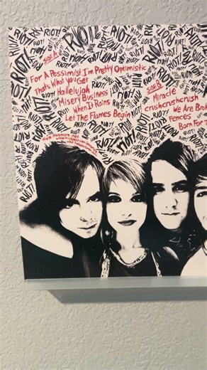 For A Pessimist, I’m pretty Optimistic from the Riot Album by Paramore. #paramore #vinyl #punkpop