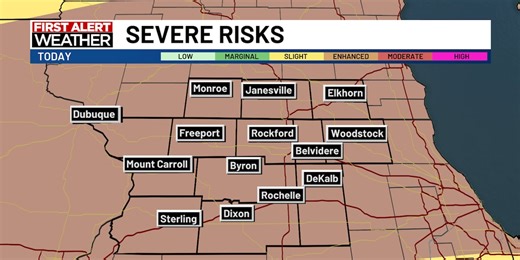 LIVE BLOG: Severe storms move into the Rockford region