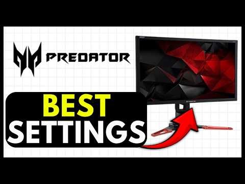 How To SET Best Settings For Acer Predator Monitor (EASY) 2026