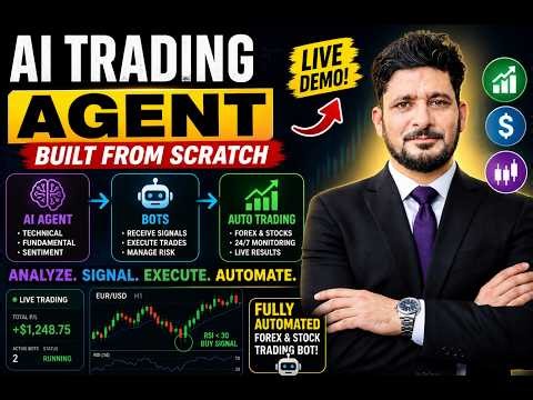 AI Trading Agent Built from Scratch | Fully Automated Forex & Stock Trading Bot 🤖📈